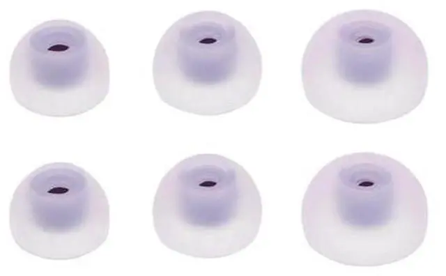Main image of Ear Tips for SM-R177 Buds2 Earphone Replacement Ear Buds Ear Cap Ear Plug Eartips for Earbuds, 3Pairs(Purple)