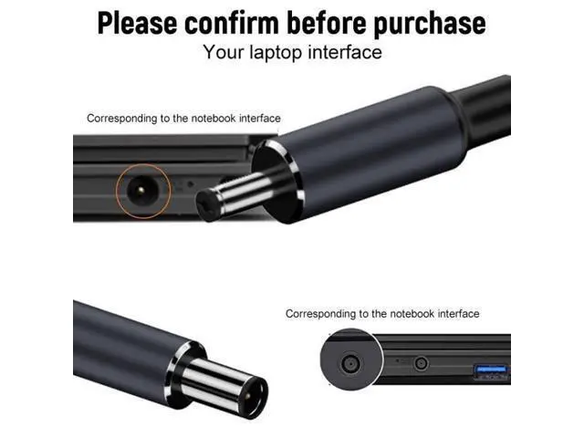 Alt view image 6 of 7 - 1.8m 140W Type-C to DC Laptop Charging Cable, Model:DC5.5x2.1mm 28V5A