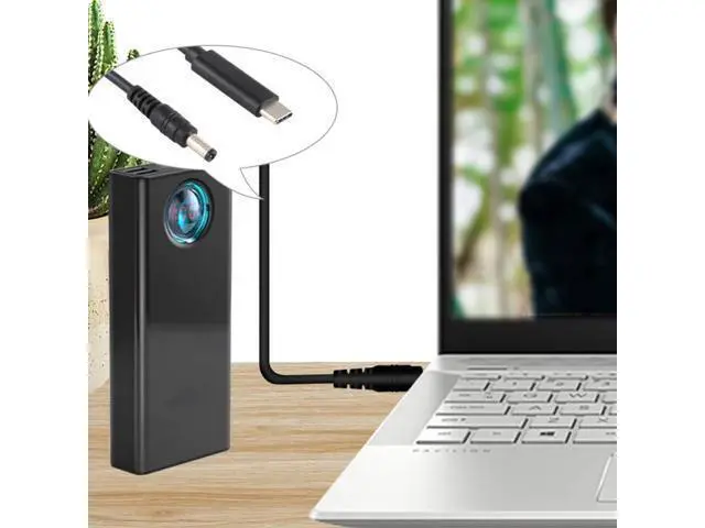 Alt view image 6 of 6 - USB-C / Type-C to 5.5 x 2.1mm Laptop Power Charging Cable, Cable Length: about 1.5m