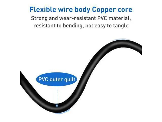 Alt view image 3 of 4 - USB-C / Type-C to 4.5 x 3.0mm Laptop Power Charging Cable, Cable Length: about 1.5m(Black)