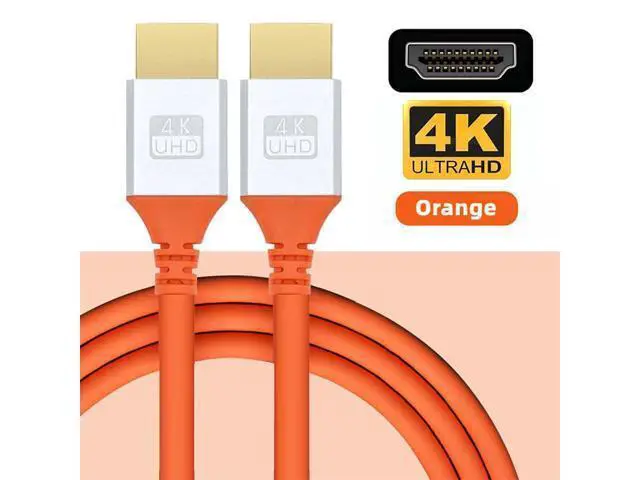 Alt view image 2 of 7 - HDMI 4K to HDMI Ultra Soft High Flex HDTV Cable Hyper Super Flexible Cord High Speed Type-A Male to Male for Computer HDTV 50cm