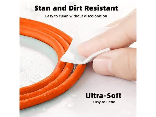 Alt view image 3 of 7 - HDMI 4K to HDMI Ultra Soft High Flex HDTV Cable Hyper Super Flexible Cord High Speed Type-A Male to Male for Computer HDTV 50cm