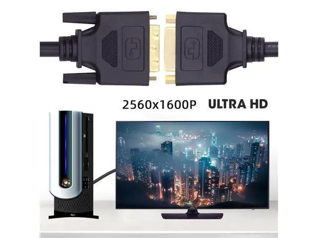 Alt view image 3 of 7 - DVI 24+1 Male to Female Extension Cable DVI-D Dual Link Digital Video for Monitor Graphics Card 50cm
