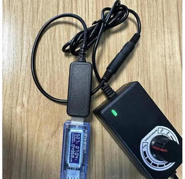 Alt view image 3 of 3 - DC 5.5x2.1mm Female to USB Type A Female 5.5*2.1mm Female to USB Female 5V Connector Adapter Charging Cable for USB Device