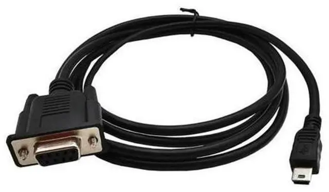 Main image of 1.8m Mini USB Male to RS232 DB9 9 Pin Female Adapter Entension Leads Cable Connector DB9 9pin To Mini USB 5pin