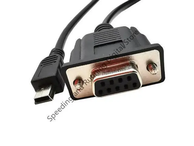 Alt view image 3 of 3 - 1.8m Mini USB Male to RS232 DB9 9 Pin Female Adapter Entension Leads Cable Connector DB9 9pin To Mini USB 5pin