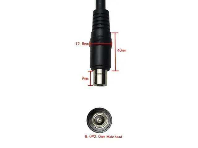 Alt view image 2 of 3 - 1pcs 8.0x2.0mm 7.9x0.9mm Connector DC 7909 to DC 8020 Adapter Cable for Solar Panel RV Portable Power Station
