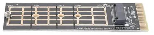Main image of PCI-E to M.2 Convert Adapter NVMe SSD Adaptor Card PCI-E 3.0 X4 to NVMe M.2 Adapter Support 2230 2242 2260 2280 SSD