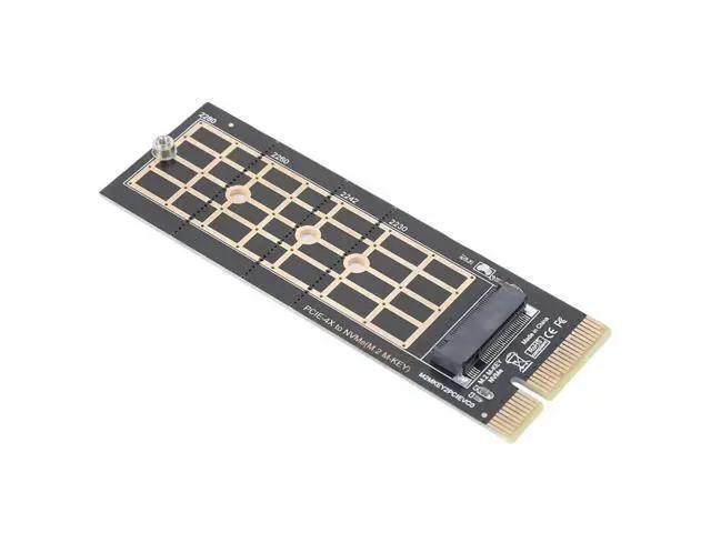 Alt view image 2 of 4 - PCI-E to M.2 Convert Adapter NVMe SSD Adaptor Card PCI-E 3.0 X4 to NVMe M.2 Adapter Support 2230 2242 2260 2280 SSD