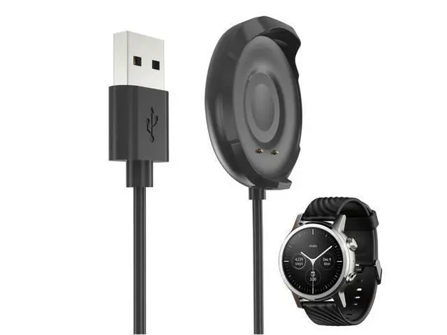 Alt view image 2 of 3 - Power Adapter Charger Cradle Dock Bracket Base For Moto 360 3rd Gen Watch Portable USB Fast Charging Cable