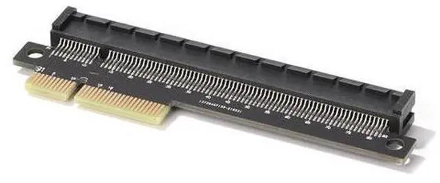 Main image of Desktop Computer PCI-E 4X to 16X Adapter Card PCI-Express 4X Male to Female Port Video Graphics Riser Card Converter