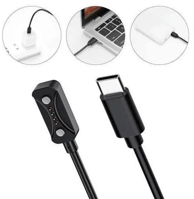 Main image of USB C Charging Cable Cord 1M Charger Cord Portable Power Adapter for Polar P/Polar PPro for Polar Ignite 3/ Grit X2 Pro