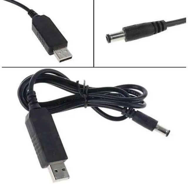 Main image of USB Power Boost Line DC 5V to DC 12V Step UP Module USB Converter Adapter Router Cable 2.1x5.5mm Plug