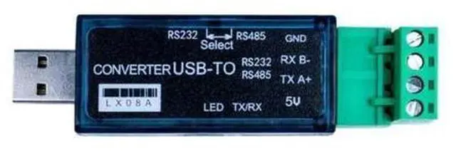 Main image of LX08A USB To 485,USB To RS232 485 Double Function Converter Two-Way Transparent Transmission 500M Serial Cable