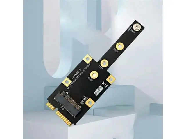 Alt view image 2 of 4 - NVME SSD To MINI PCI-E Adapter Card Adapter Card As Shown M.2 NGFF NVME KEY M To MINI PCIE Multifunction Module