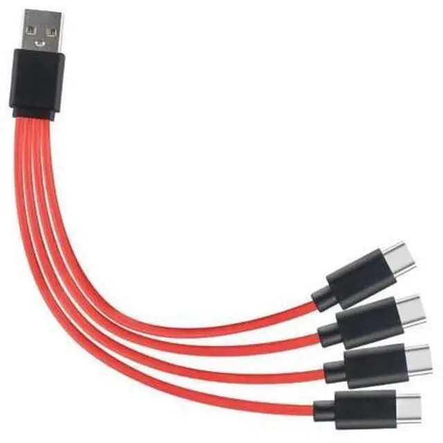 Main image of 4 in 1 Convert Type-C USB Splitter Cable 4 Port Fast-Charging Adapter for Hard Drive Disk Phone Charger Cord Connector