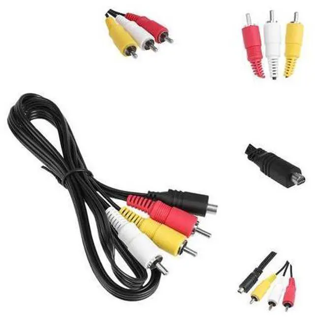 Alt view image 3 of 4 - 1.2m VMC-15FS RCA to 10Pin Port A/V Adapter Cable for Camera Data Transfer Connect Accessories Supplies