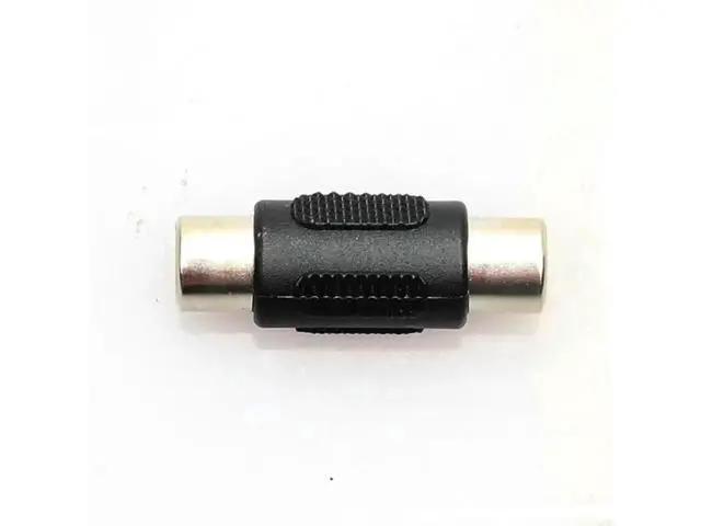 Alt view image 2 of 3 - 5PCS RCA Female To Female Jack Plug RCA Connector AV Cable Plug Video Audio CCTV Extension Adapter