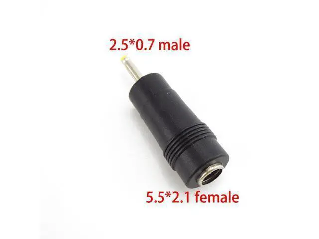 Alt view image 2 of 6 - Male to Female Connectors DC Power Adapter PC tablet Power Charger Adaptor Jack Plug 2.5X0.7mm to 5.5*2.1mm(5pcs)