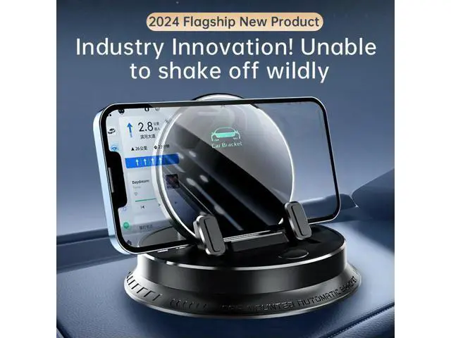 Alt view image 2 of 4 - Universal Dashboard Cell Phone Holder 360 Degree Rotation Phone Bracket Mobile Phone Holder for Car Dashboard