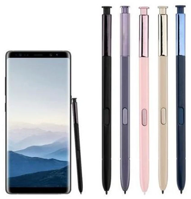 Alt view image 2 of 7 - For Galaxy Note 8 / N9500 Touch Stylus S Pen Black Pink Grey