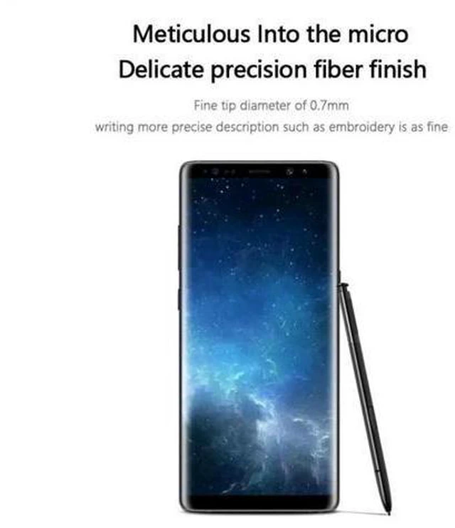 Alt view image 3 of 7 - For Galaxy Note 8 / N9500 Touch Stylus S Pen Black Pink Grey