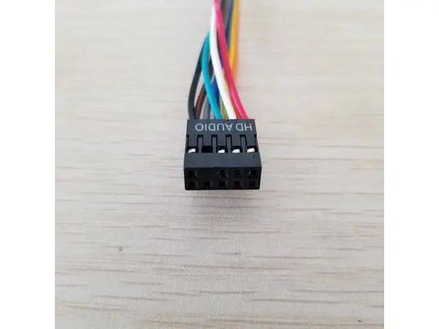 Alt view image 3 of 3 - Host Case Chassis Internal Motherboard Mainboard HD Audio 9Pin Male to Female Extension Cable for DIY PC Desktop