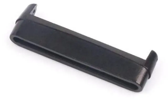 Alt view image 5 of 5 - For Fitbit Versa 4 / Sense 2 1 Pair Universal Metal Watch Band Connectors(Black)