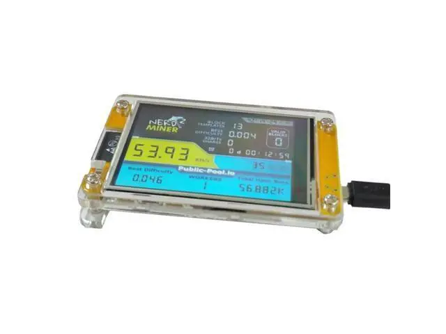 Alt view image 6 of 6 - Nerdminer 2 Miner 55-60KH/S 2.8 Inch Display BTC Solo Lottery Miner Bitcoin BTC Miner Solo Nerd Miner With Case