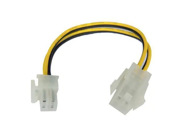 Alt view image 2 of 6 - 18CM power supply cable ATX 12V 4 pin male to 4pin female computer PC CPU P4 extension cable cord PSU connector cord