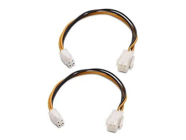 Alt view image 3 of 6 - 18CM power supply cable ATX 12V 4 pin male to 4pin female computer PC CPU P4 extension cable cord PSU connector cord