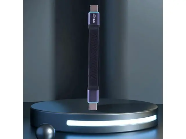 Alt view image 4 of 4 - PD 100W USB Type C To Type-C Cable Gen 2 20Gpbs USB 3.2 Data Cable 20V 5A USB3.2 Fast Charging USB Short Data Cable Cord 8K 60Hz