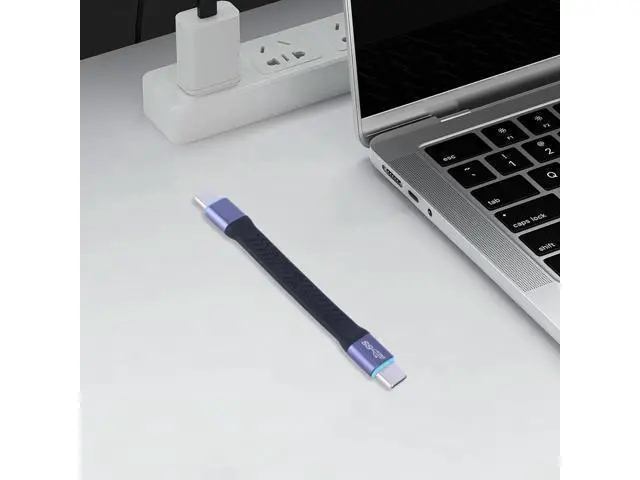 Alt view image 3 of 4 - PD 100W USB Type C To Type-C Cable Gen 2 20Gpbs USB 3.2 Data Cable 20V 5A USB3.2 Fast Charging USB Short Data Cable Cord 8K 60Hz