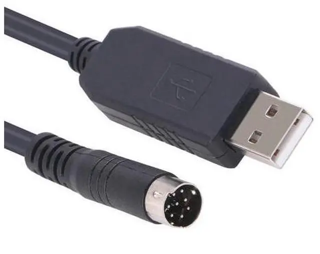 Main image of USB Programming Cable for Kenwood TM-V71 TM-V71A TM-V71E TM-V71G TM-D710 PG-5G PG-5H, RS232 Serial USB to Mini Din 8P
