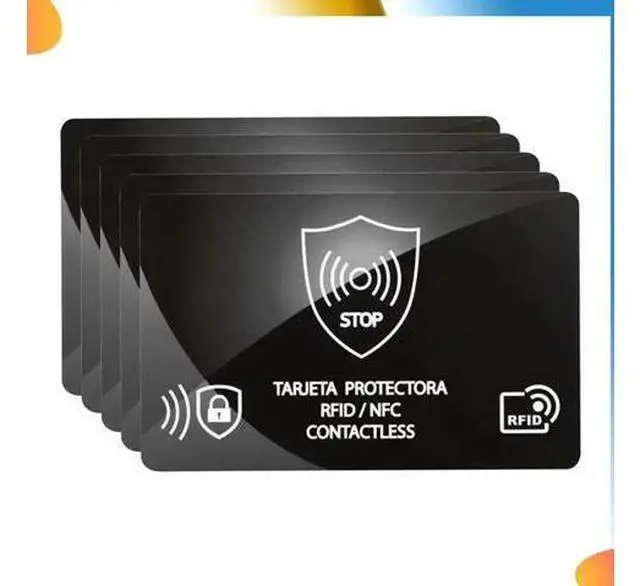 Main image of RFID Blocking Card Holder 10Pcs NFC Anti-Theft Shield Case IC Bank Card Protection Secure Wallet Blocker
