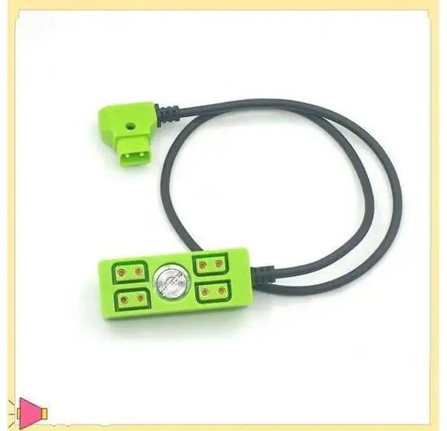 Alt view image 2 of 4 - D-Tap Splitter Cable D-TAP To 4D-Tap Camera Power Supply Splitter Cable For V-Mount With 1/4 Screw