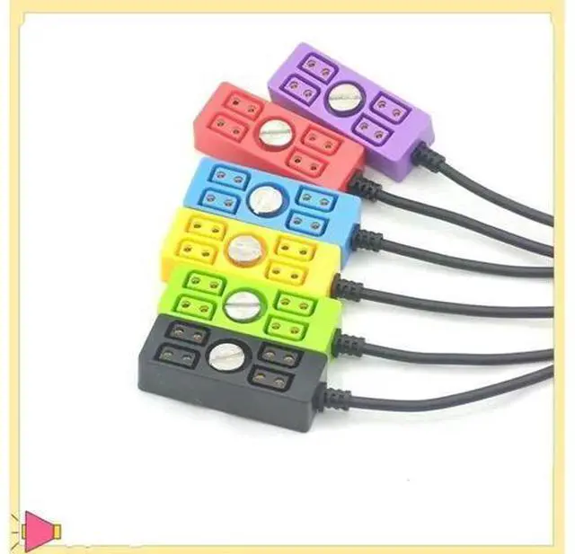 Alt view image 3 of 4 - D-Tap Splitter Cable D-TAP To 4D-Tap Camera Power Supply Splitter Cable For V-Mount With 1/4 Screw