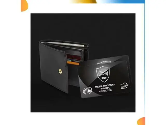Alt view image 3 of 4 - RFID Blocking Card Holder 10Pcs NFC Anti-Theft Shield Case IC Bank Card Protection Secure Wallet Blocker