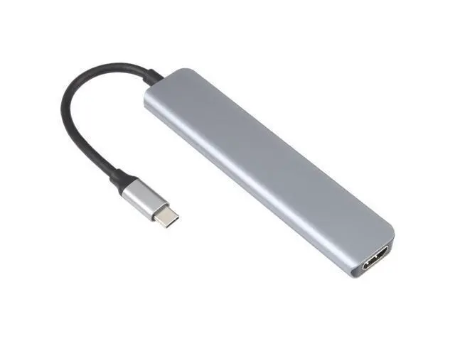 Alt view image 2 of 7 - 7 in 1 USB-C / Type-C to USB Docking Station