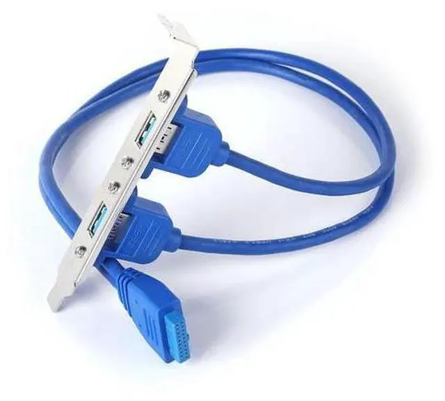 Main image of PC Connecting Line Pro Motherboard Usb 3.0 20pin to Dual Usb3.0 Cable/usb3.0 Rear Chassis Baffle Cable