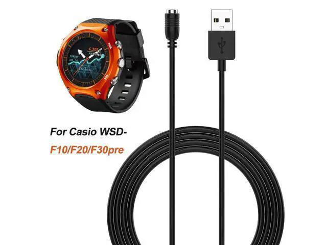 Alt view image 3 of 3 - USB Charging Cable Watch Accessories Fast Charging Cable watch Charger Cord for WSD-F10 WSD-F20 WSD-F30 Pro-trek F21