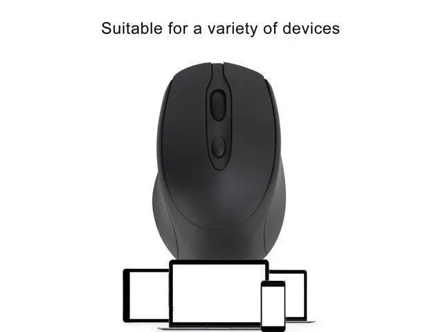 Alt view image 2 of 7 - Silent Mouse, Blue Tooth Mouse Mouse for Laptop Mouse 5.0 2.4G Dual Mode Computer Mouse with USB Receiver for Phone Laptop PC 800 (Black)
