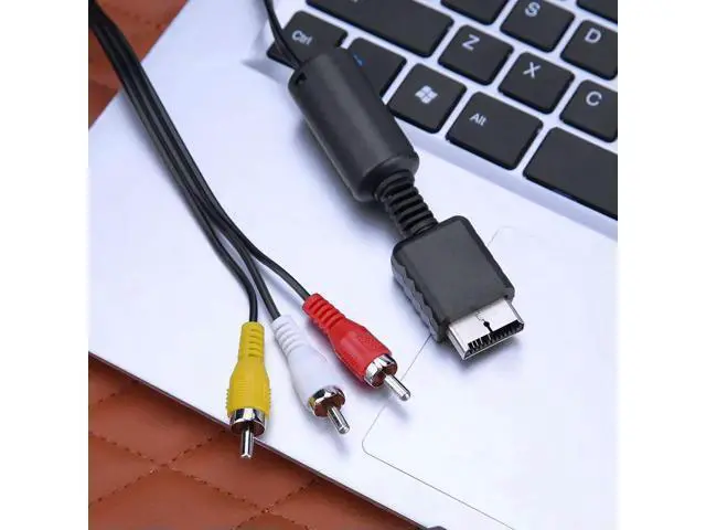 Alt view image 2 of 4 - Audio Video AV Cable Cord Wire 1 to 3 RCA TV Lead for for PS1 PS2 for PS3 Console Cable TV Game Accessories