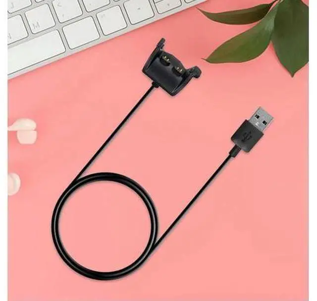 Alt view image 2 of 4 - USB Charger Charging Cable Charger Cord Replacement Charging Cable Cord Dock Stand for Garmin VivoHR Watch