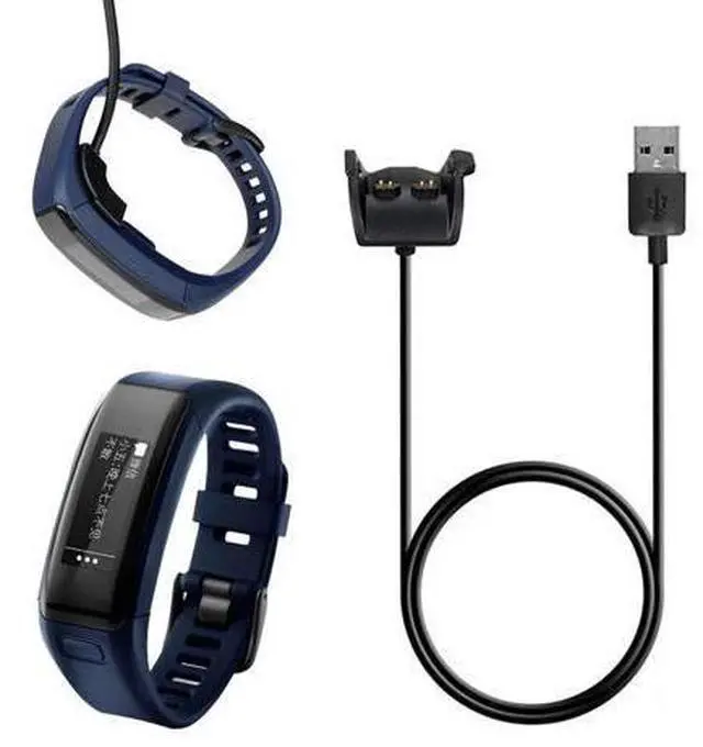 Alt view image 3 of 4 - USB Charger Charging Cable Charger Cord Replacement Charging Cable Cord Dock Stand for Garmin VivoHR Watch