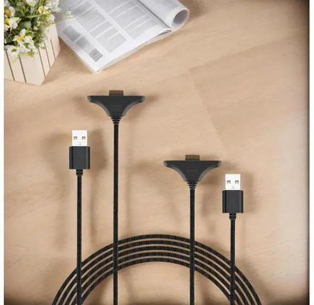 Alt view image 3 of 3 - For NS2 Portable Charger Cable Magnetic Connect Joypad Controller Charger Dual Charging Braided Charger Cable Gaming Accessories