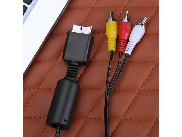 Alt view image 3 of 4 - Audio Video AV Cable Cord Wire 1 to 3 RCA TV Lead for for PS1 PS2 for PS3 Console Cable TV Game Accessories