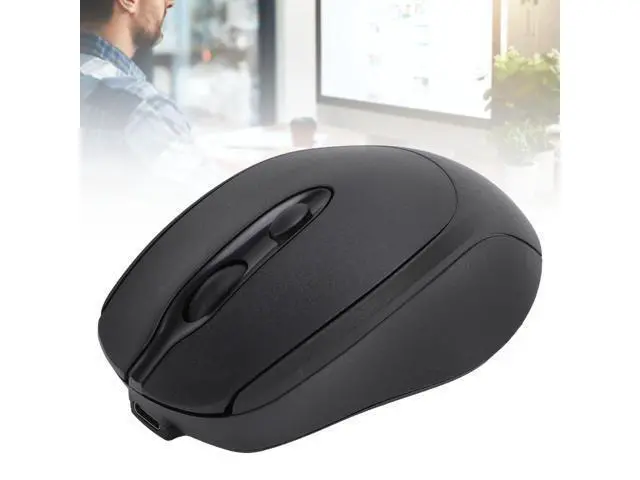 Alt view image 4 of 7 - Silent Mouse, Blue Tooth Mouse Mouse for Laptop Mouse 5.0 2.4G Dual Mode Computer Mouse with USB Receiver for Phone Laptop PC 800 (Black)