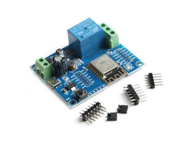 Alt view image 4 of 4 - ESP8266 Wireless WIFI Relay Controller Module Single-channel Relay Module ESP 12F Development Board for IOT Smart Home DC5V-80V