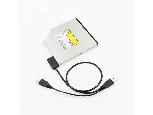 Alt view image 3 of 3 - Notebook Optical Drive 7+6Pin SATA To USB2.0 Easy Drive Cable USB To SATA 13P Optical Drive Cable